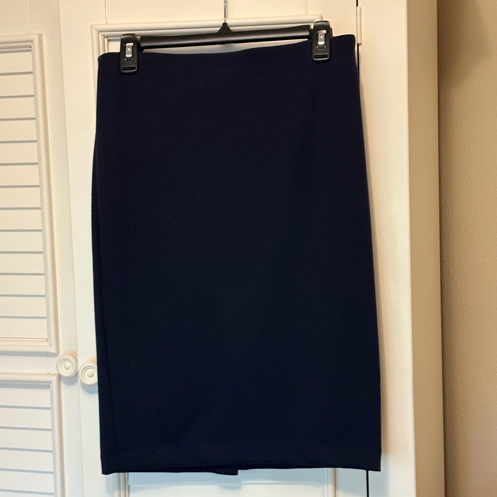 Premise Blue Knee-Length Pencil Skirt for Work